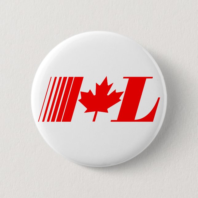 Liberal Party Old Logo 2 Inch Round Button (Front)