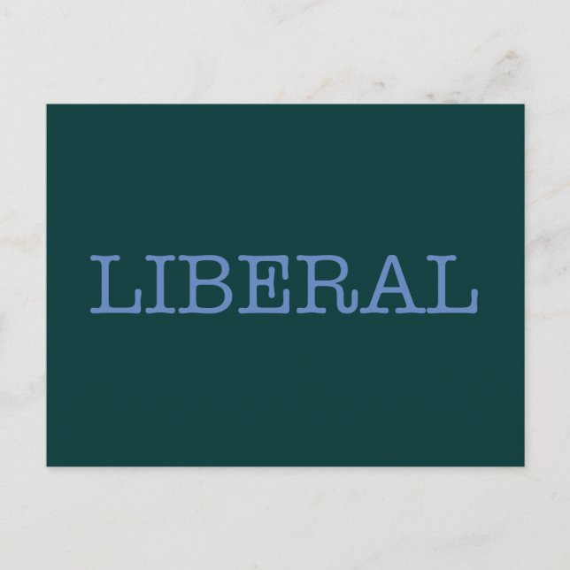 Liberal Postcard (Front)