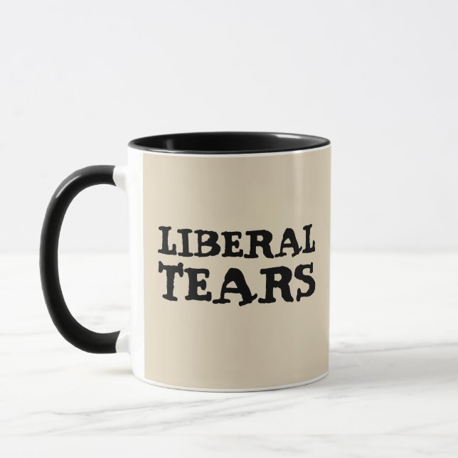 LIBERAL TEARS COFFEE MUGS (Left)