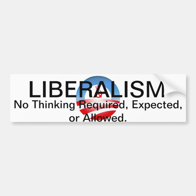 Liberalism II Bumper Sticker (Front)