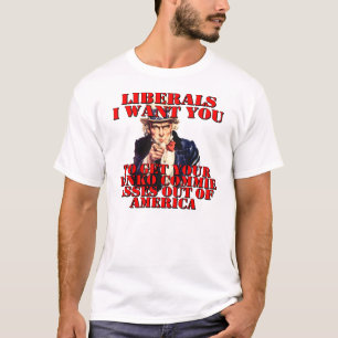 Liberals - Leave America T-shirt