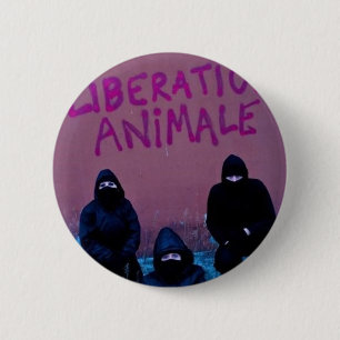Liberation Animale 2 Inch Round Button