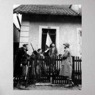 Liberation of Belfort, France Poster