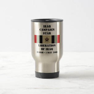 Liberation of Iraq / CAMPAIGN STAR Travel Mug