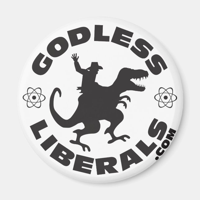 Libéraux sans dieu Magnet de logo officiel (Devant)