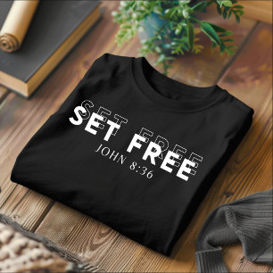 Libérez les T-shirts chrétiens pour hommes et femm