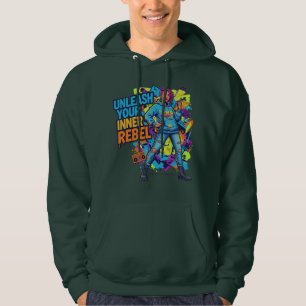 Libérez Votre Rebelle Intérieur - Sweat à Capuche 