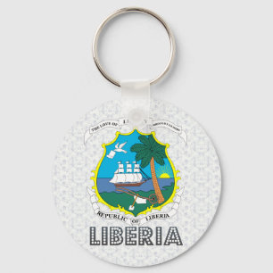 Liberia Coat of Arms Keychain