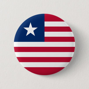 Liberia Flag 2 Inch Round Button