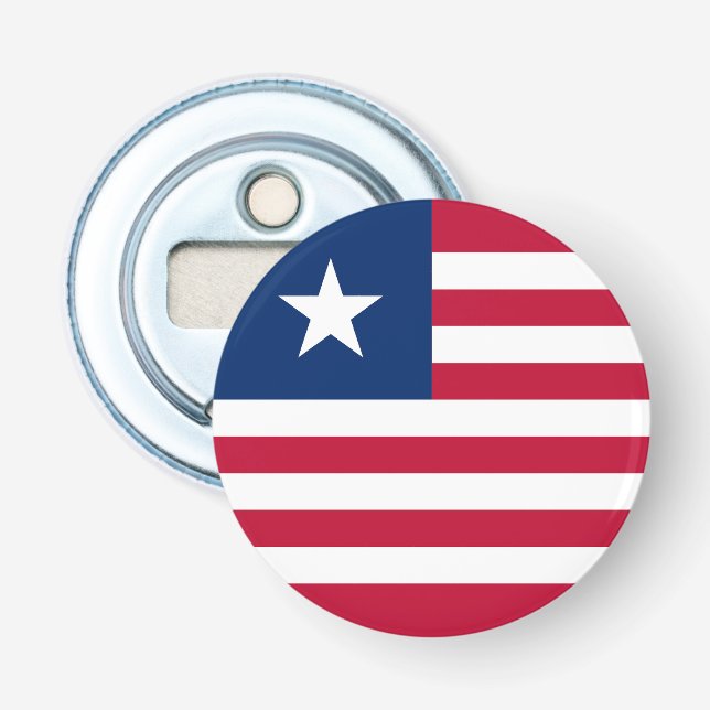 Liberia Flag Bottle Opener (Front)