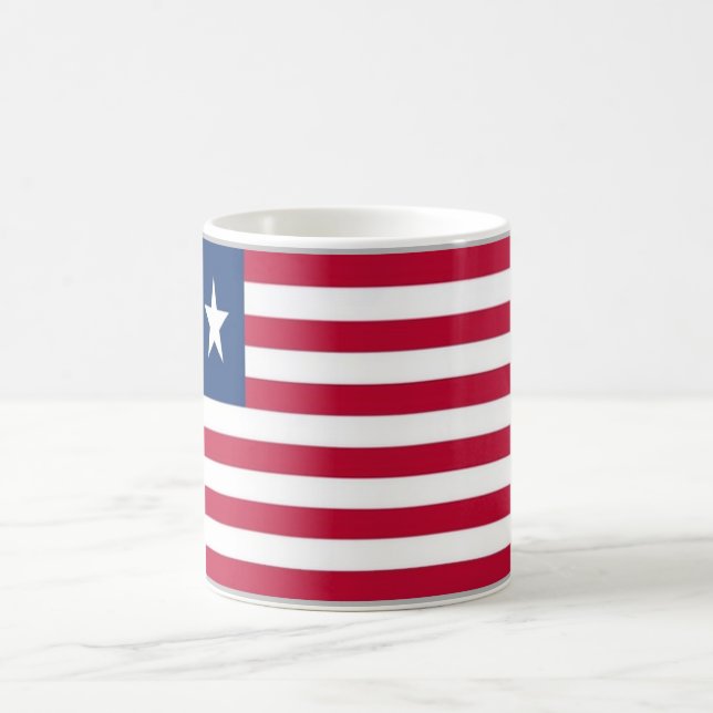 Liberia - Flag - Coffee Mug (Center)