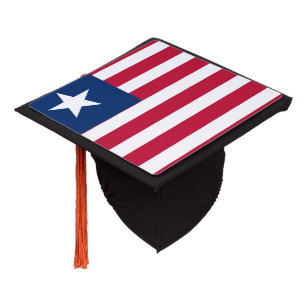Liberia Flag Graduation Cap Topper