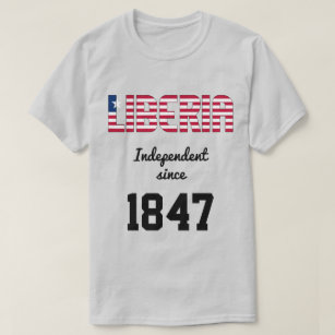 Liberia Flag Independence Celebration T-Shirt