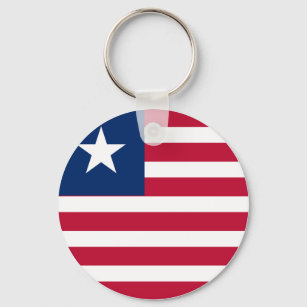 Liberia Flag Keychain