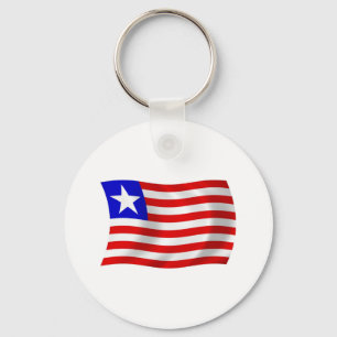 Liberia Flag Keychain