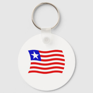 Liberia Flag Keychain