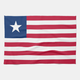 Liberia Flag Kitchen Towel