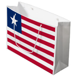 Liberia Flag Large Gift Bag