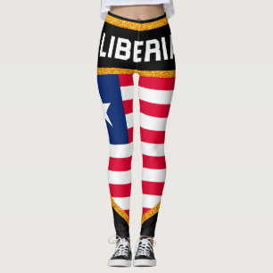 Liberia Flag Leggings
