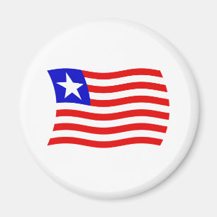 Liberia Flag Magnet
