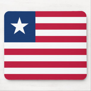 Liberia Flag Mouse Pad