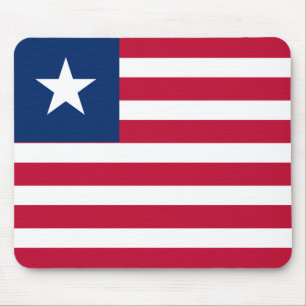 Liberia Flag Mouse Pad