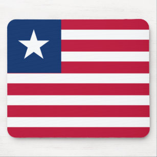 Liberia Flag Mouse Pad