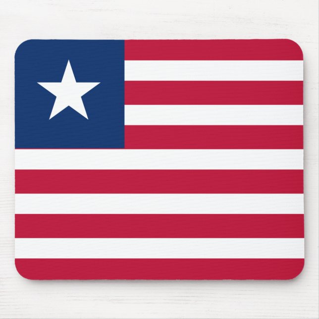 Liberia Flag Mouse Pad (Front)
