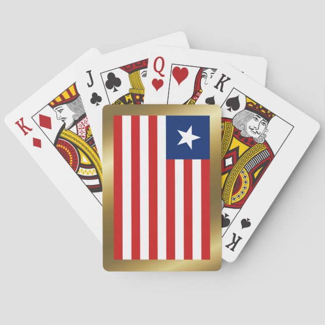 Liberia Flag Playing Cards (Back)