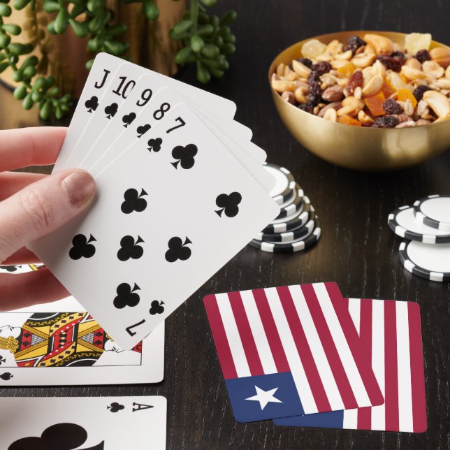Liberia flag playing cards (In Situ)