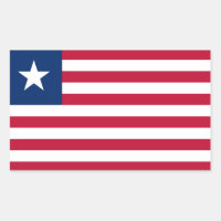 Liberia* Flag Sticker