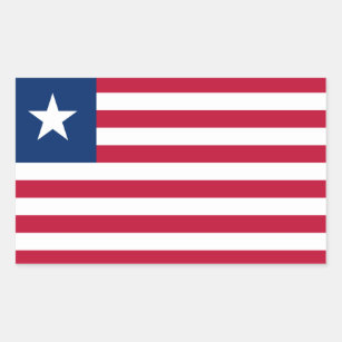 Liberia* Flag Sticker