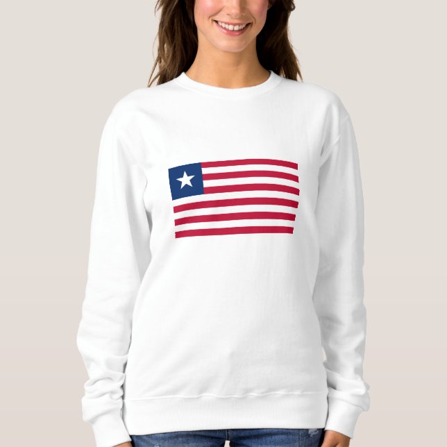 Liberia Flag Sweatshirt (Front)