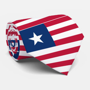 Liberia Flag Tie