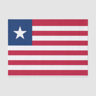 Liberia Flag Tissue Paper