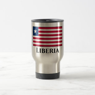 Liberia Flag Travel Mug