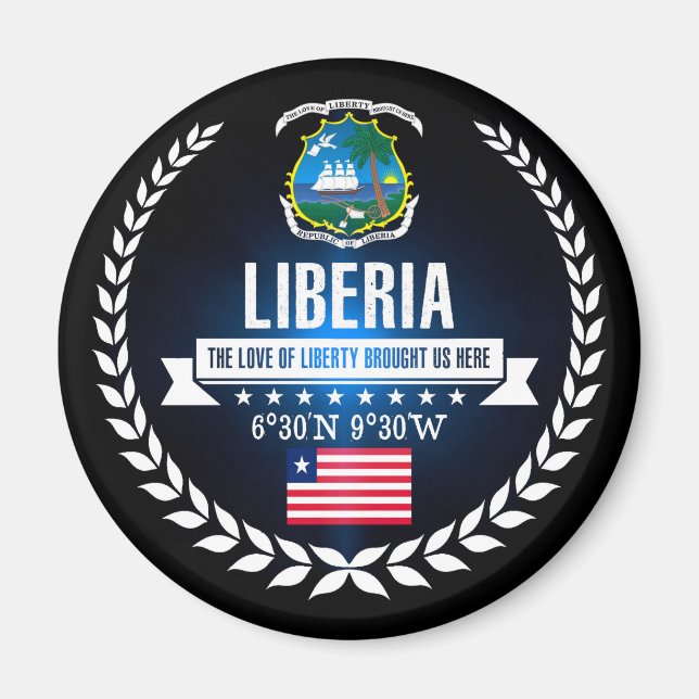Liberia Magnet (Front)