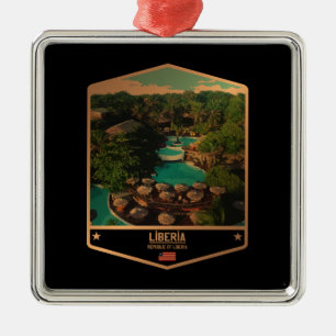Liberia Metal Ornament