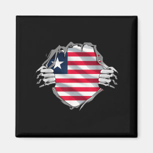 Liberia Shirt Liberian Flag Independence Flag Day Magnet