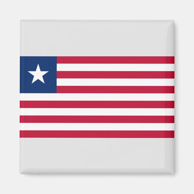 Liberian Flag (Liberia) Magnet (Front)