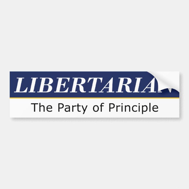 Libertarian Bumper Sticker (Front)