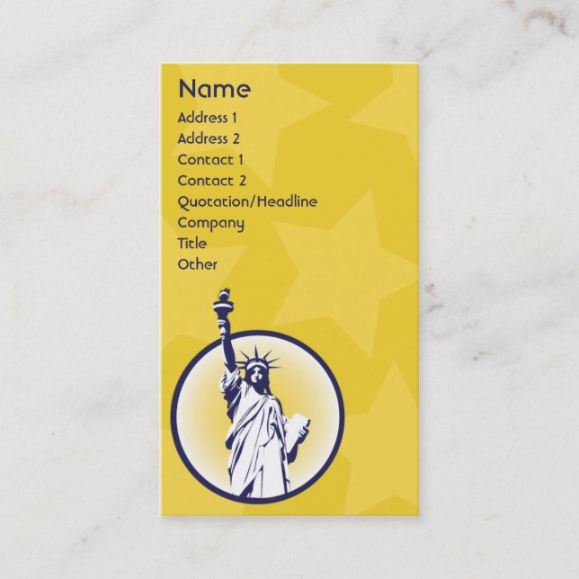 Libertarian - Business Business Card (Front)