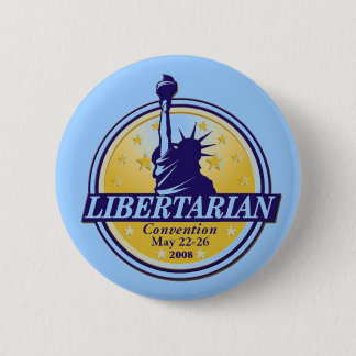 Libertarian Convention Button Denver LP