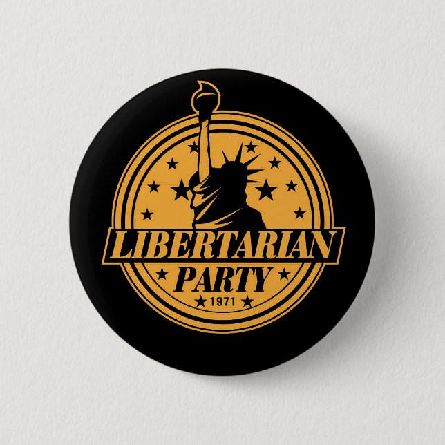 Libertarian Party 1971 2 Inch Round Button (Front)