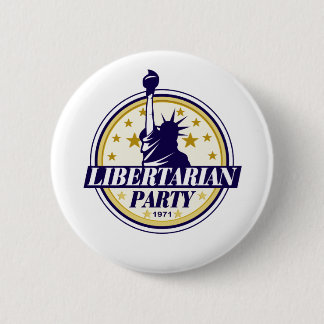 libertarian party logo 2 inch round button