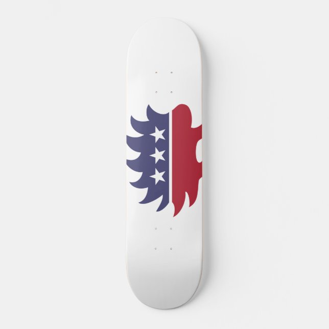 Libertarian Party Porcupine Symbol Skateboard (Front)