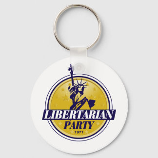 Libertarian Political Party logo Keychain