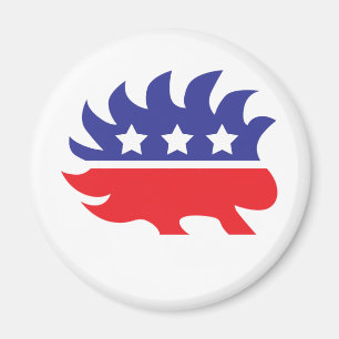 libertarian porcupine magnet