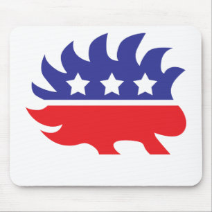 libertarian porcupine mouse pad