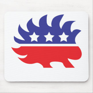 libertarian porcupine mouse pad
